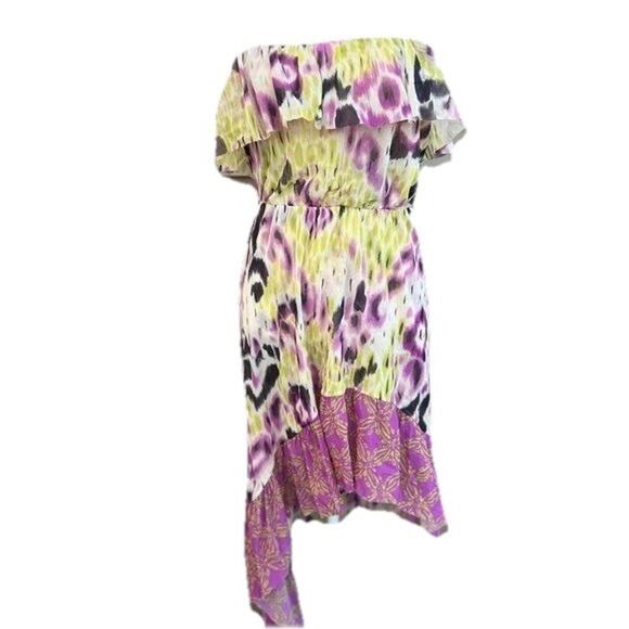 Anthropologie Dresses & Skirts - Anthropologie multicolored dress a line Women size M A000280
